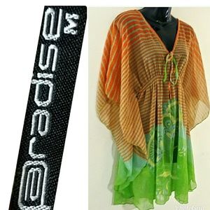 Paradise 100% Viscose Beach Cover Sheer Size M